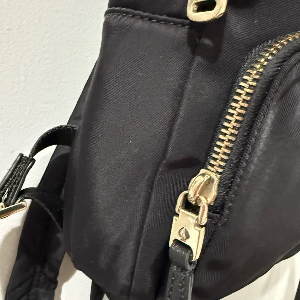 KATE SPADE‎ Backpack Black Nylon 30x23 Cm T